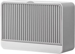SUNBEET Wall Mounted Double Bar Bathroom Soap Box Holder Soap Dish with Drainage Box