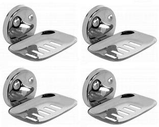 LABATHWAYS Premium Stainless Steel Dish Holder Soap Stand (Pack of 4)
