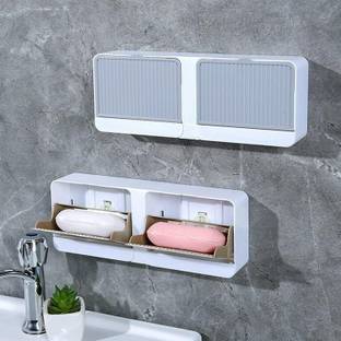 JOVINENTERPRISE No-all Mounted DDrilling Wall Mounted Soap Box..
