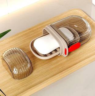 Craftbin Portable Travel Soap Box, Soap Case Cover, Soap Bar Holder for Camping