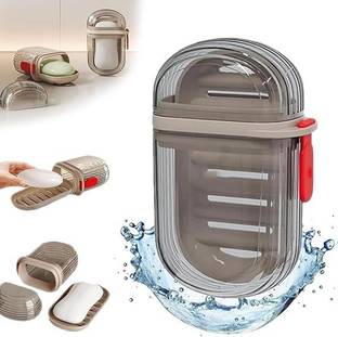 MMTSWorld Travel Soap Case, Soap Holder with Cover Portable Soap Bar Box
