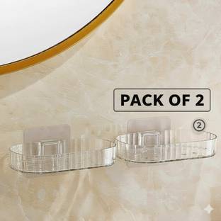 Stylex Store Pack Of 2 Bathroom Soap Holder For Wall, Soap Holder For Bathroom & Kitchen Sink