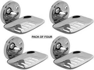 mannu Premium quality Soap Steel dish visible screws (Steel)