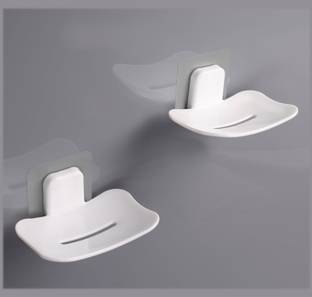 kroywen Soap Holder for Bathroom - Self-Adhesive Wall-Mounted Soap Case