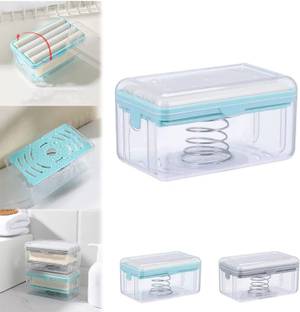 SATSUN ENTERPRISE 2-in-1 Bar Soap Roller Dispenser,2-in-1 Portable Soap Dish & Soap Dispenser
