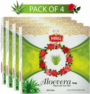 MSG Premium Aloevera Rose Soap,Hand Made Soap