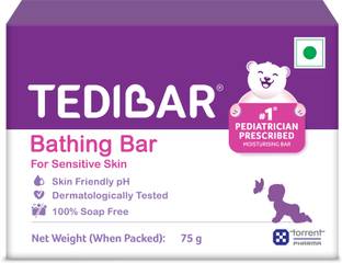 Tedibar Moisturising Baby Bathing Bar | 100% Soap Free | Skin Friendly pH - By Torrent
