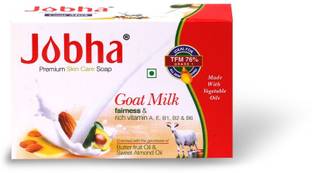 JOBHA Goat Milk Soap with Butter Fruit & Sweet Almond Oil 100gm