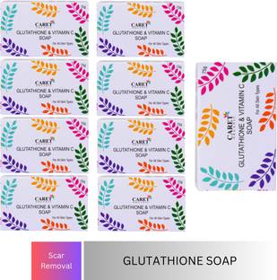 Caret Organic Vitamin C & Glutathione Soap - Dermatogically Tested-Paraben & Cruelty Free