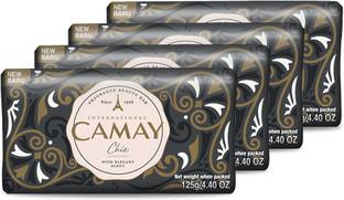 Camay Chic Citrus Beauty Soap with Aromatic Wood, Indulging French Fragrance