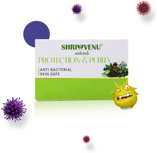 SHRI VENU protection & purity soap alovera extract for cleansing, antibacterial protection
