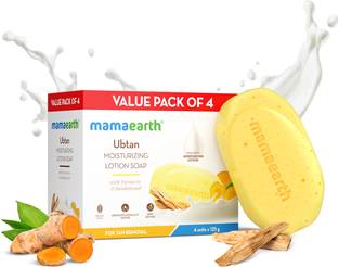 Mamaearth Ubtan Moisturizing Lotion Soap | Removes Tan | Benefits of Lotion in a Soap