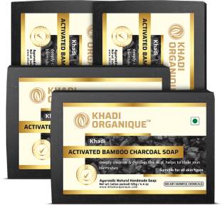 khadi ORGANIQUE Charcoal Soap For Give your skin a natural boost with this refreshing Charcoal Soap.