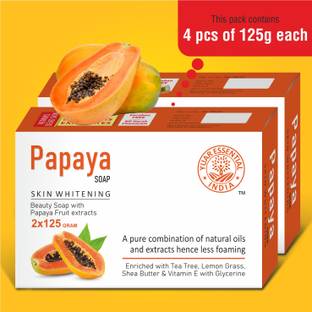 YUAR ESSENTIAL Hand Made Papaya Skin Whitening Soap For All Skin Type