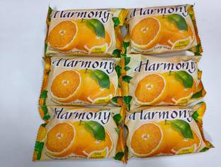 Harmony Orange Fruit Soap 75gm Pack Of 6