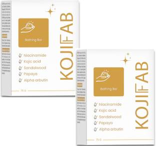 Kojifab Kojic Acid Soap with Niacinamide, For Skin Brightening, Dark Spot & Acne
