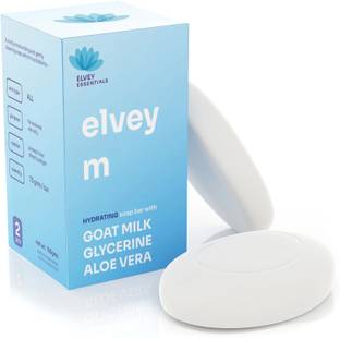 Elvey Essentials Moisturising Soap with Goat Milk, Glycerine, Honey & Aloe For Soft & Supple Skin