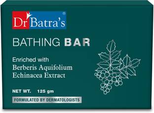 Dr Batra's Bathing Bar Enriched With berberis Aquifolium & Echinacea - 125 gm