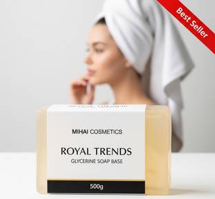 Royal Trends Transparent Glycerine Melt and Pour Base DIY Handmade Soap Raw Material
