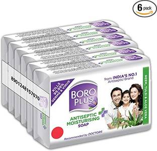 BOROPLUS Antiseptic and Moisturising Bathing Soap (Pack of 6)