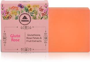 Tridosha Handmade Glutathione Rose Oil Soap Korean Skincare Bathing Soap with Niacinamide