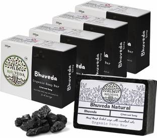 bhuveda natural soap bar charcoal soap