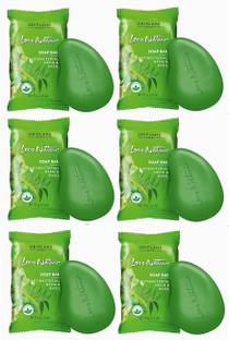 Oriflame Sweden Love Nature Soap Bar - Antibacterial Neem & Basil Pack of 6