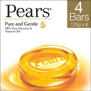 Pears Pure & Gentle Soap Bar ,Paraben-Free For Soft Skin