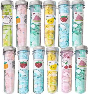 MR.THINDZ NG Tube Shape Bottle Paper Soap Clean Soft Bath for Travel PACK OF - 12
