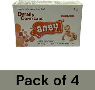 SARMOR gentle and moisturising skin baby soap daily using