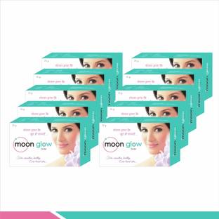moonglow Moisturising Soap (Pack of 10) for Fairness, Black Heads, Pimples & Anti-Aging