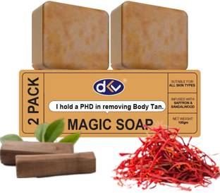 DKV Magic Soap Sandal Wood And Saffron for DeTan Soap