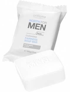 Oriflame North For Men - Cleansing Fairness Soap Bar, 100G Each (Set Of 4)