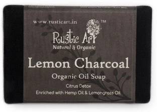 RUSTIC ART Lemon Charcoal Soap