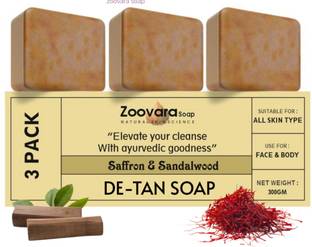 zoovara Sandalwood & Saffron Soap –Your Skin with Nourishing Natural Ingredients.