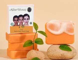 Kalah Herbals Kojic Skin Lightening, Whitening & Tan Removal Face & Body Soap for Men & Women