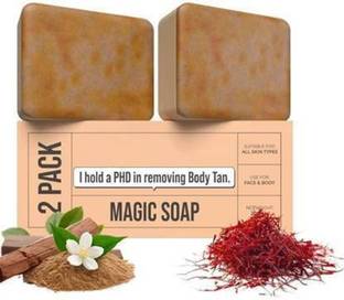 OSUFI Essential Saffron Face & Body magic soap Glowing & Refreshing Tan Removal Soap