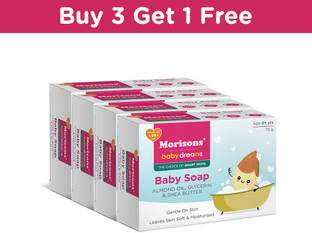 Morisons Baby Dreams Baby Soap Combo 75 gm - Pack of 4