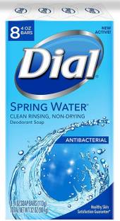 Dial Antibacterial Deodorant Soap, Spring Water
