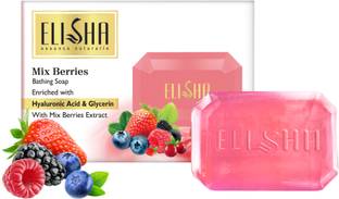 ELISHA Mix Berries Bathing Soap pack of 5 provide deep pore cleansing skin (100g)