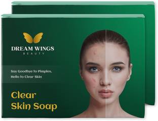 Dream Wings Beauty Clear Skin Soap_Your Ultimate Solution for Acne_Pimple_Sun Tan_Dark Spots_Glow|