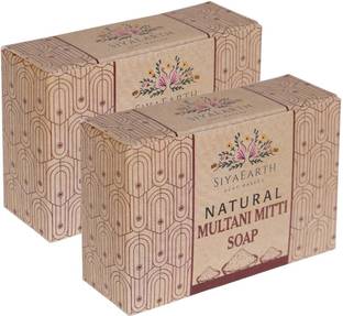 Siya Natural Multani Mitti 100% Natural homemade soap for face care pck of 2