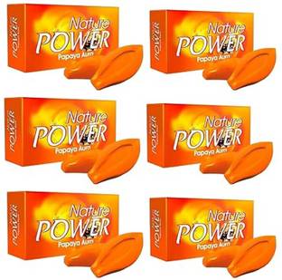nature power Papaya Aura Soap (6 Pieces X 125 g)