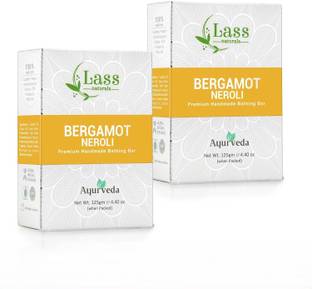 Lass Natural Bergamot Neroli Handmade Soap | Refreshing, Glowing & Nourishing Skin Bar