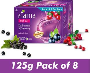 FIAMA Gel Bar Blackcurrant and Bearberry, Radiant Glowing Skin, with Skin Conditioners