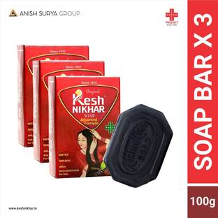 Kesh NIKHAR advanced formula soap (100 gram | Pack of 3)