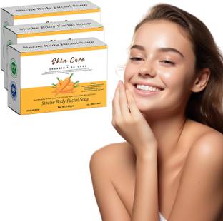 ONEAL Sinche Natural Soap – 3x Facial Cleansing Bars – 100g Each