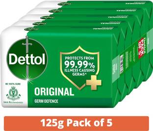 Dettol Original Bathing Soap's Bar with 12hr Germ protection