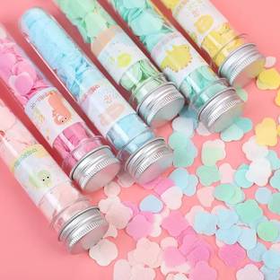 SaniGirl 6 Tube Bottles of Disposable Hand Wash Cleaning Paper Soap | Travel Soap