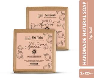 Nat Habit Wild Apricot Soap - Protects Natural Oils, Fights Aging & Clears Blemishes
